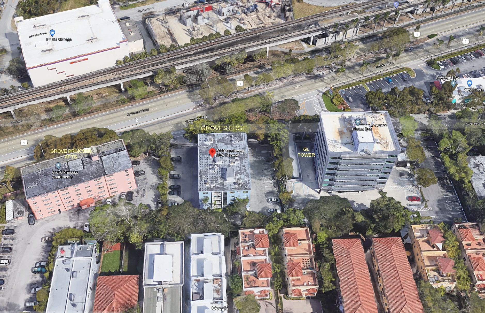 Aerial photo of Groves Edge