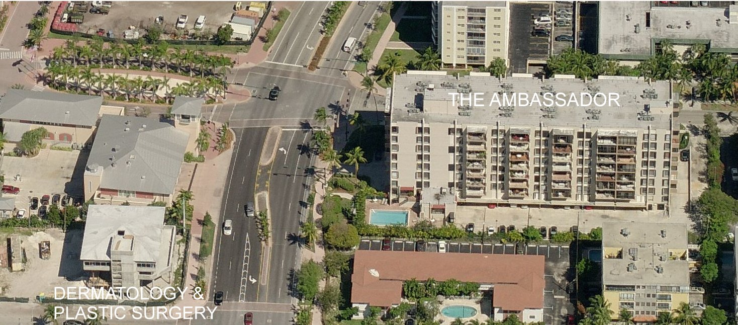 Aerial photo of Ambassador