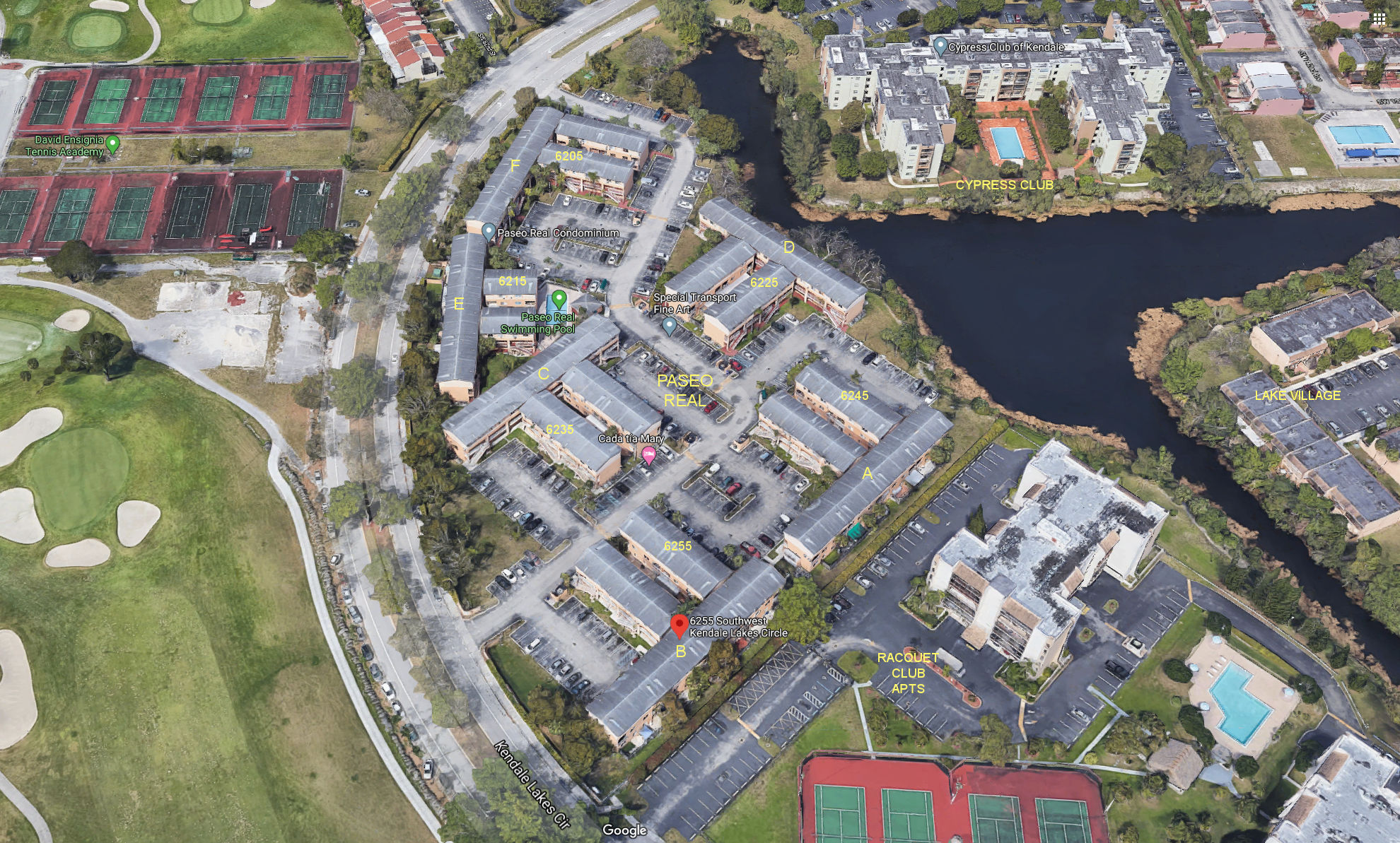 Aerial photo of Paseo Real (ex Groves @ Kendale Lakes)