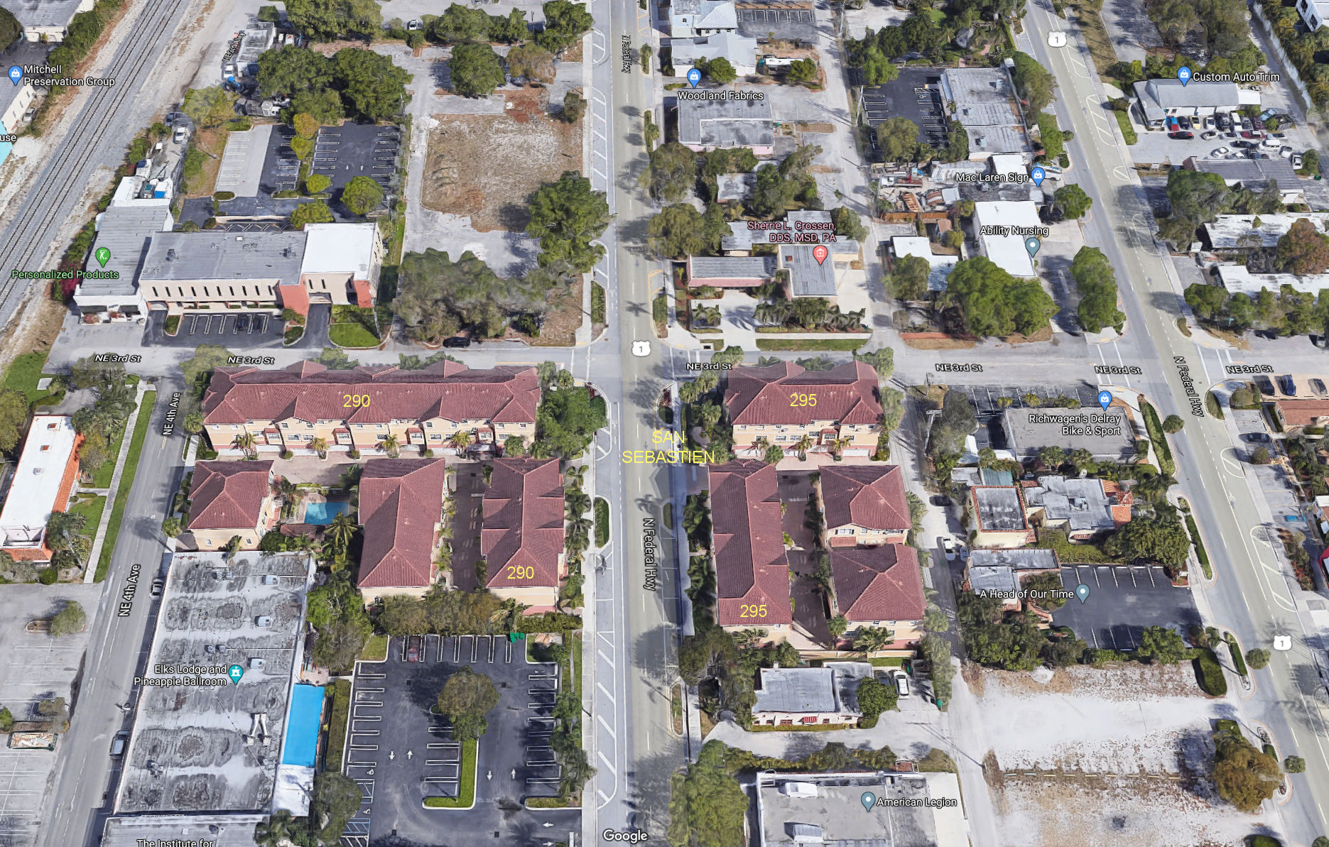 Aerial photo of San Sebastian