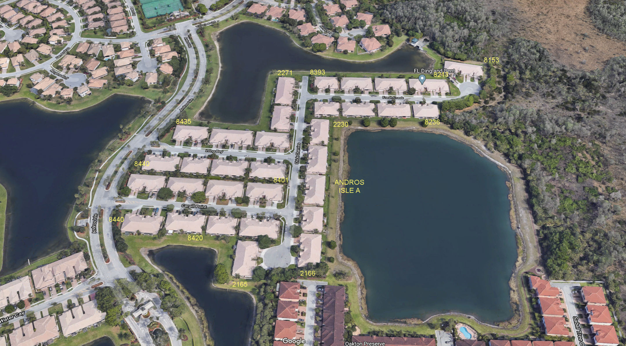 Aerial photo of Andros Isle A