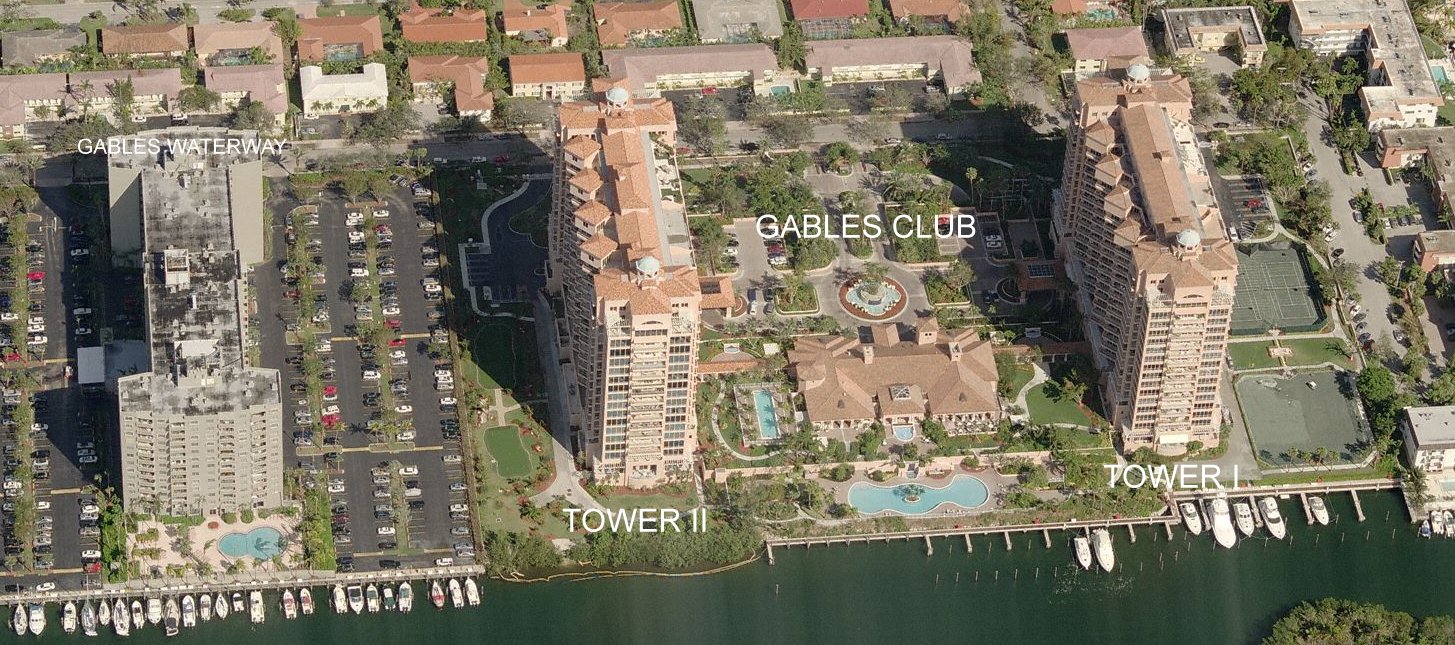 Aerial photo of Gables Club 2