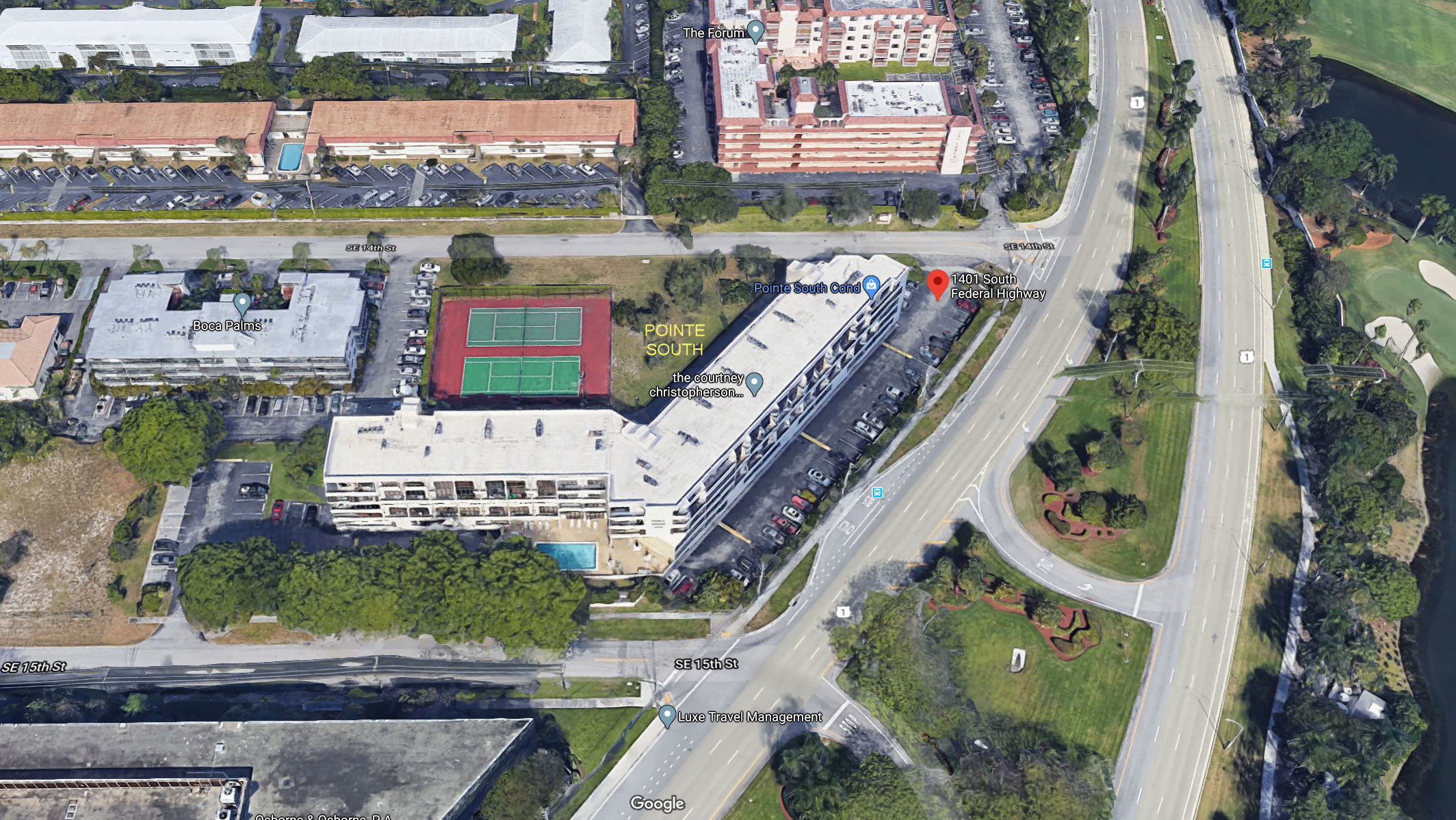 Aerial photo of Pointe South