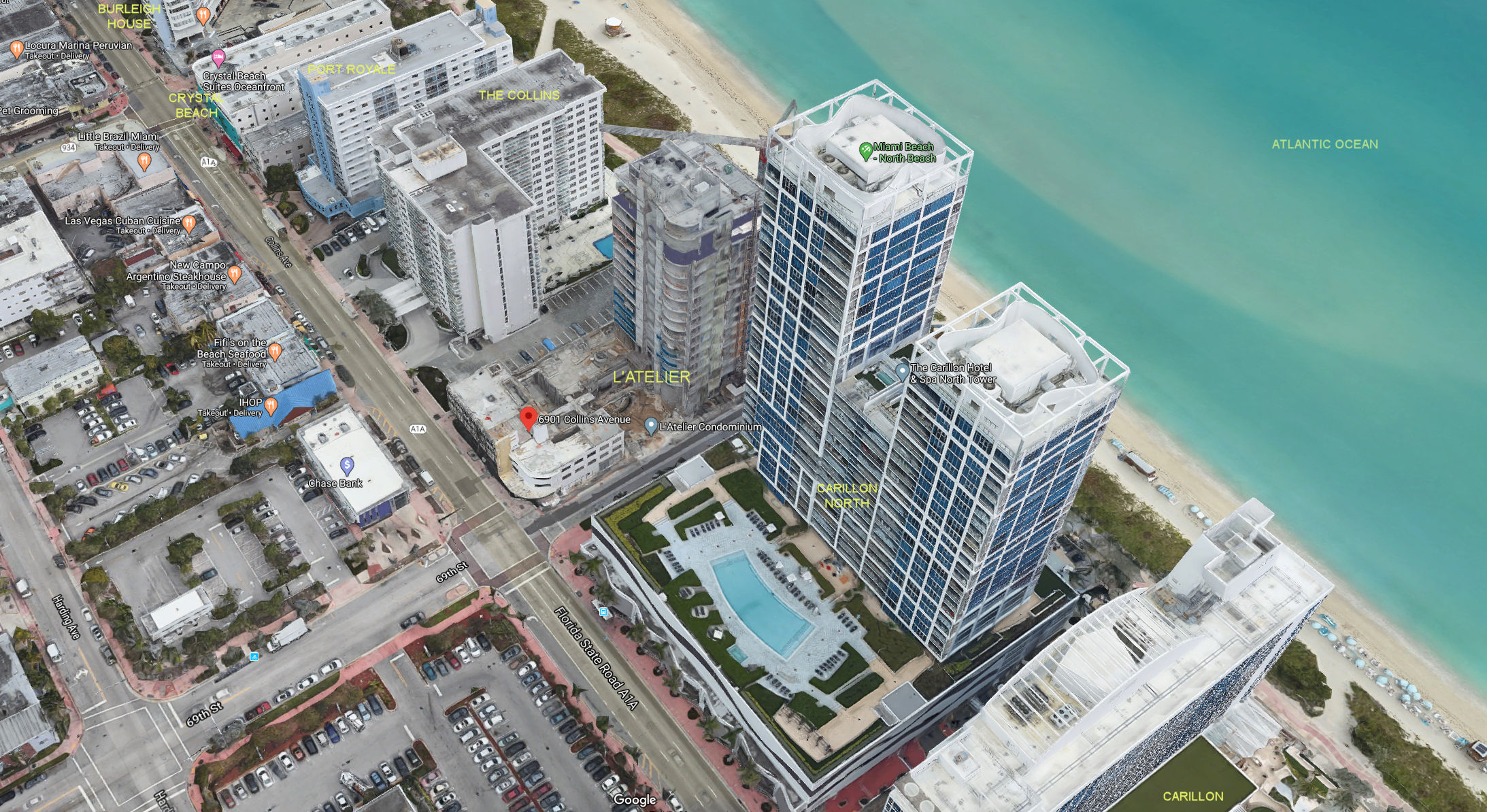 Aerial photo of l'Atelier