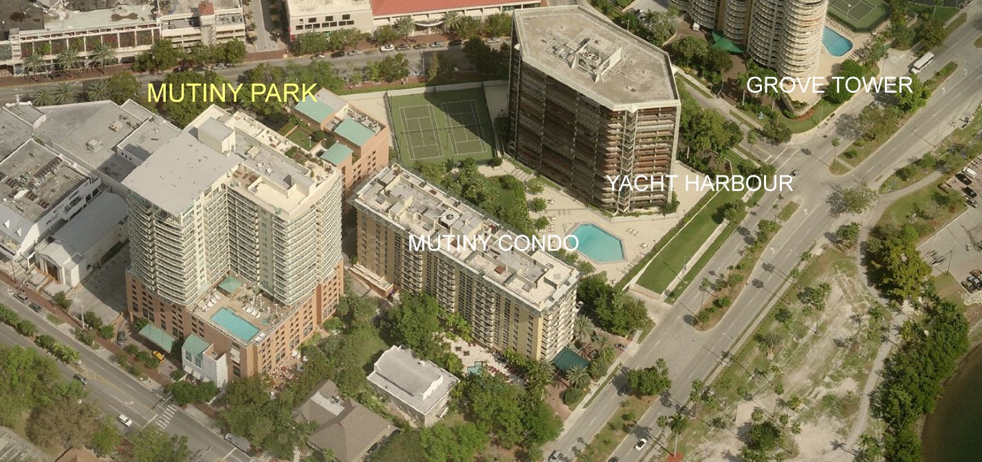 Aerial photo of Mutiny Park