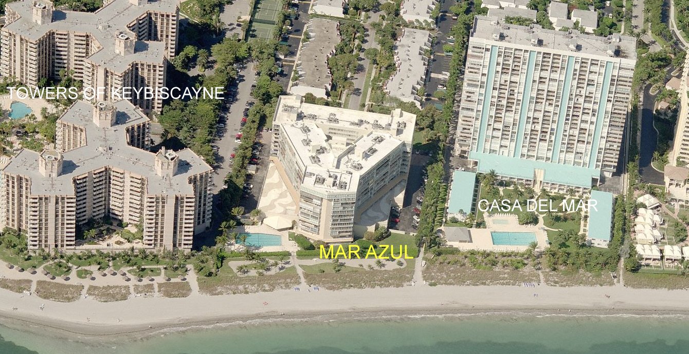 Aerial photo of Mar Azul