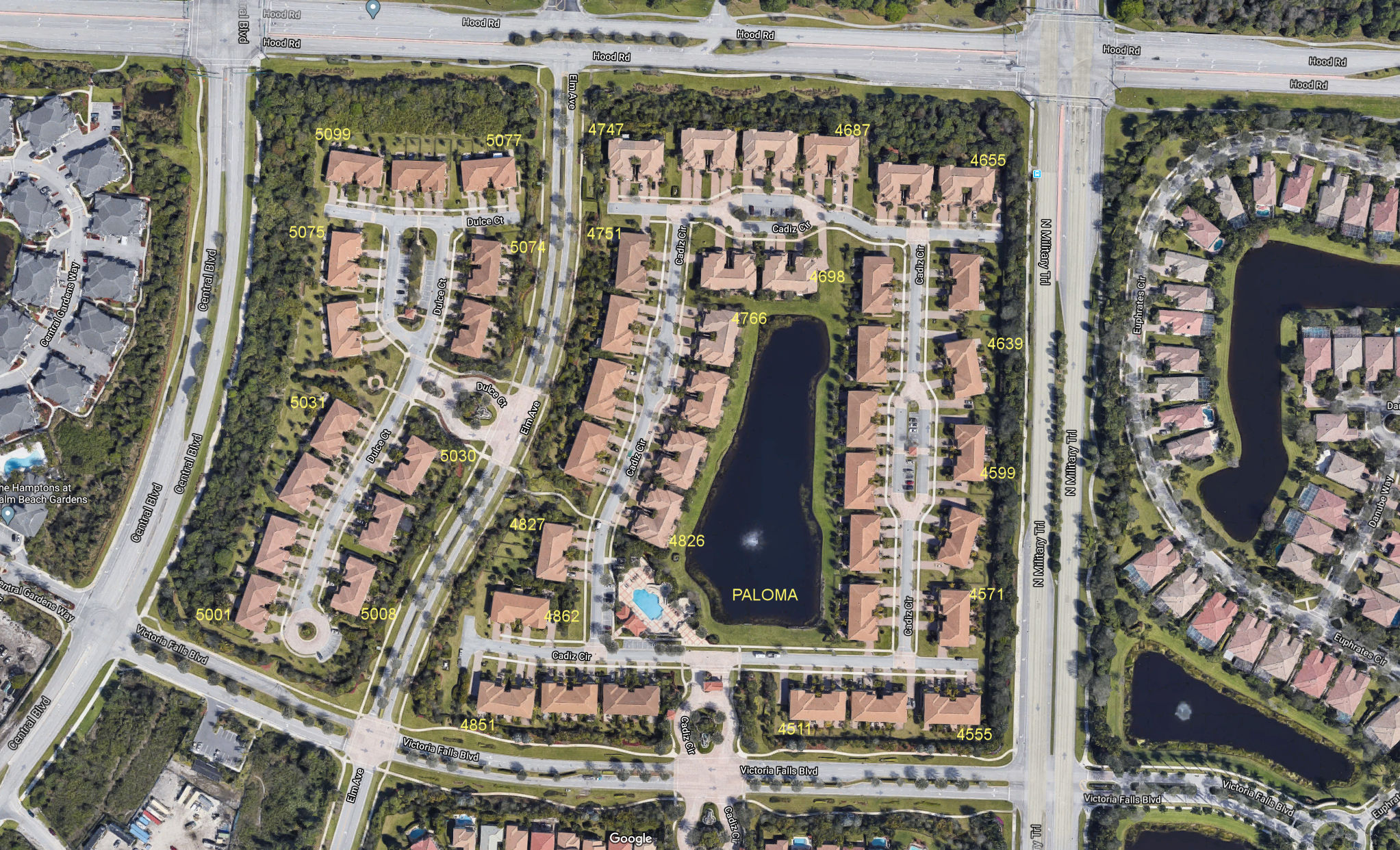 Aerial photo of Paloma