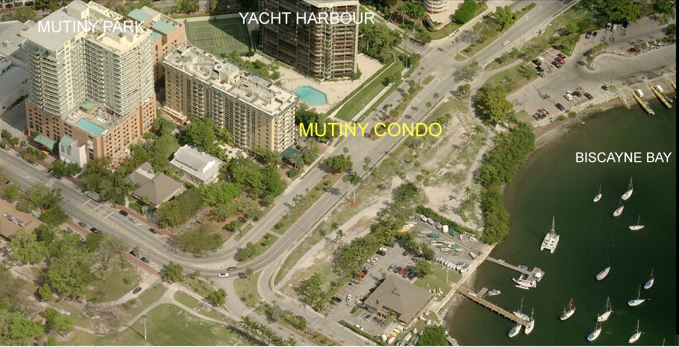 Aerial photo of Mutiny Condo