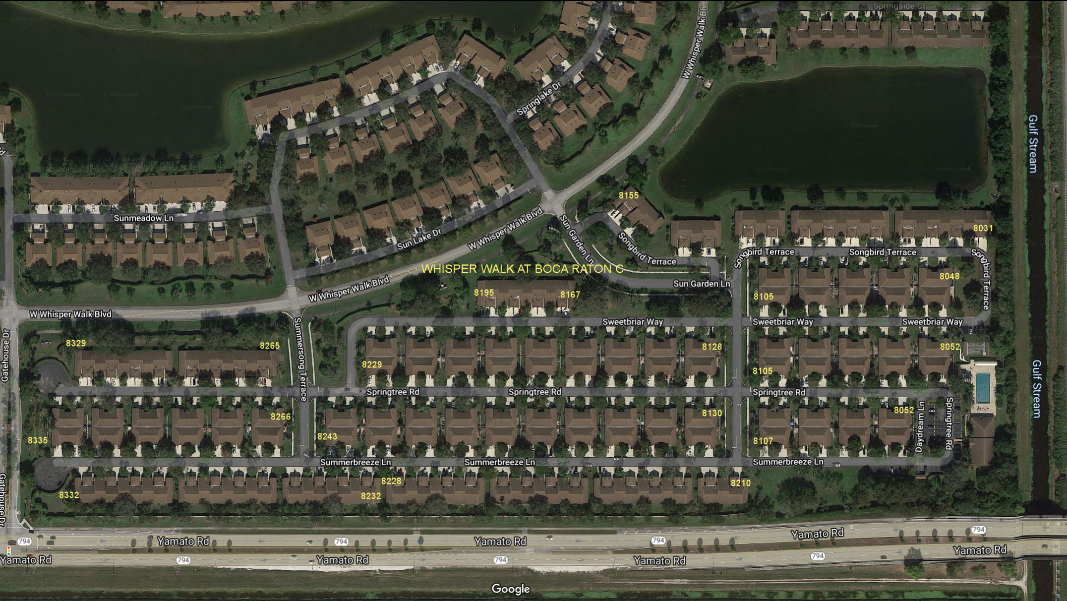 Aerial photo of Whisper Walk C