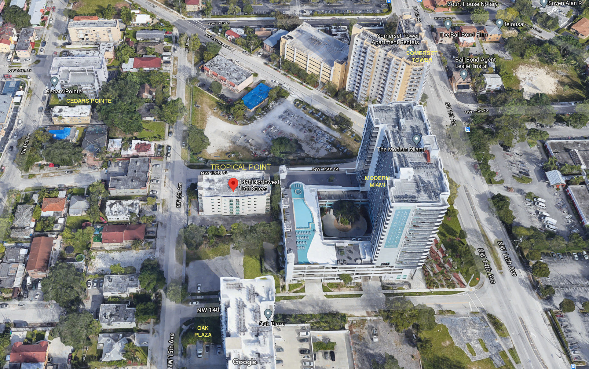 Aerial photo of Tropical Point