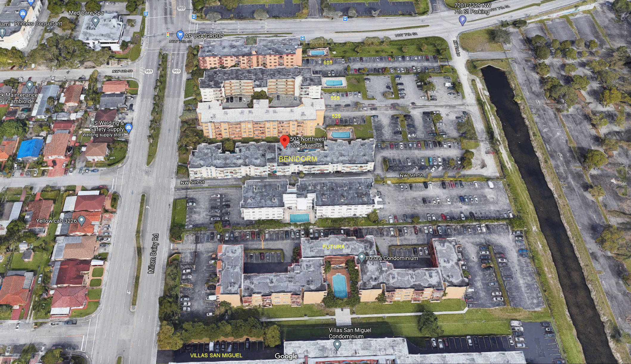 Aerial photo of Benidorm