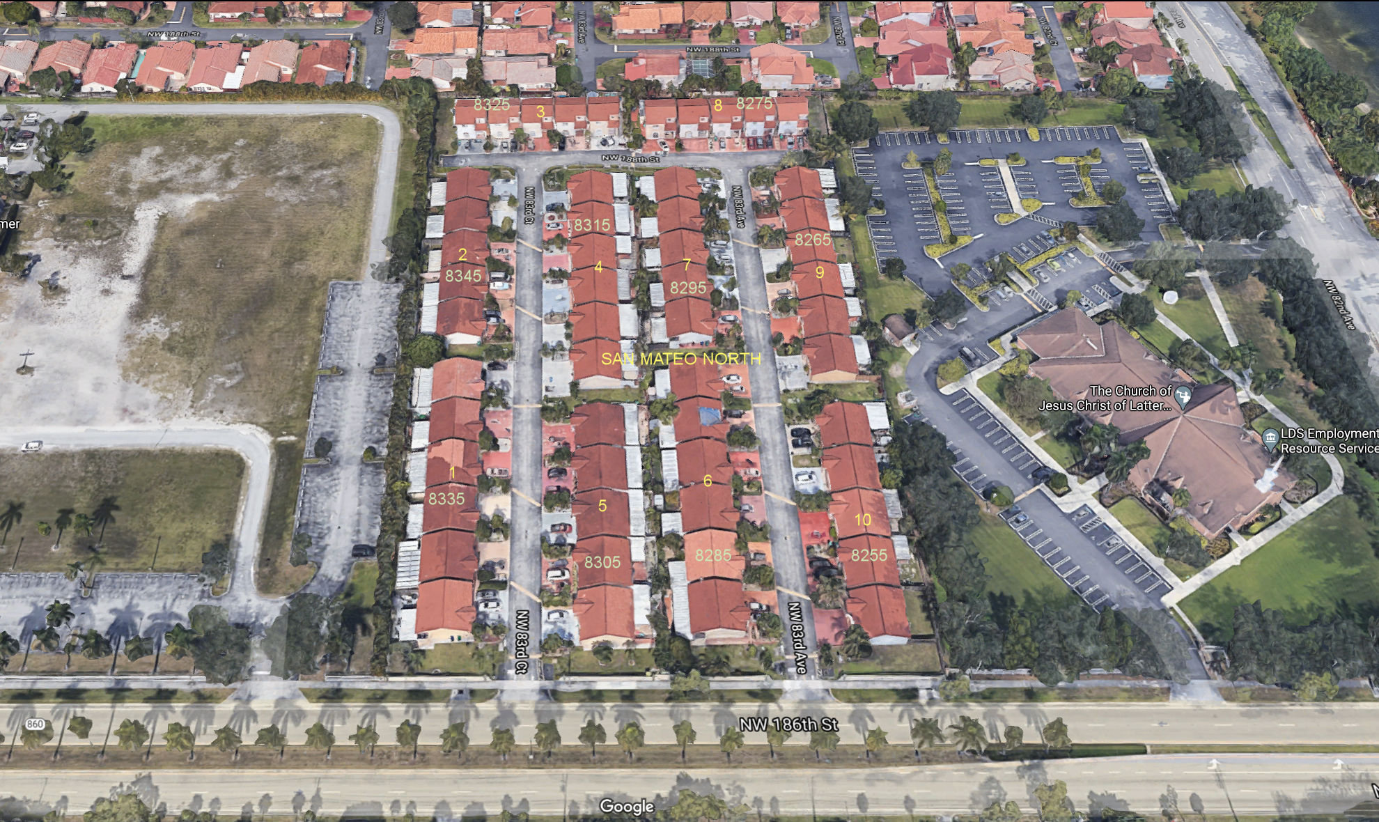 Aerial photo of San Mateo North