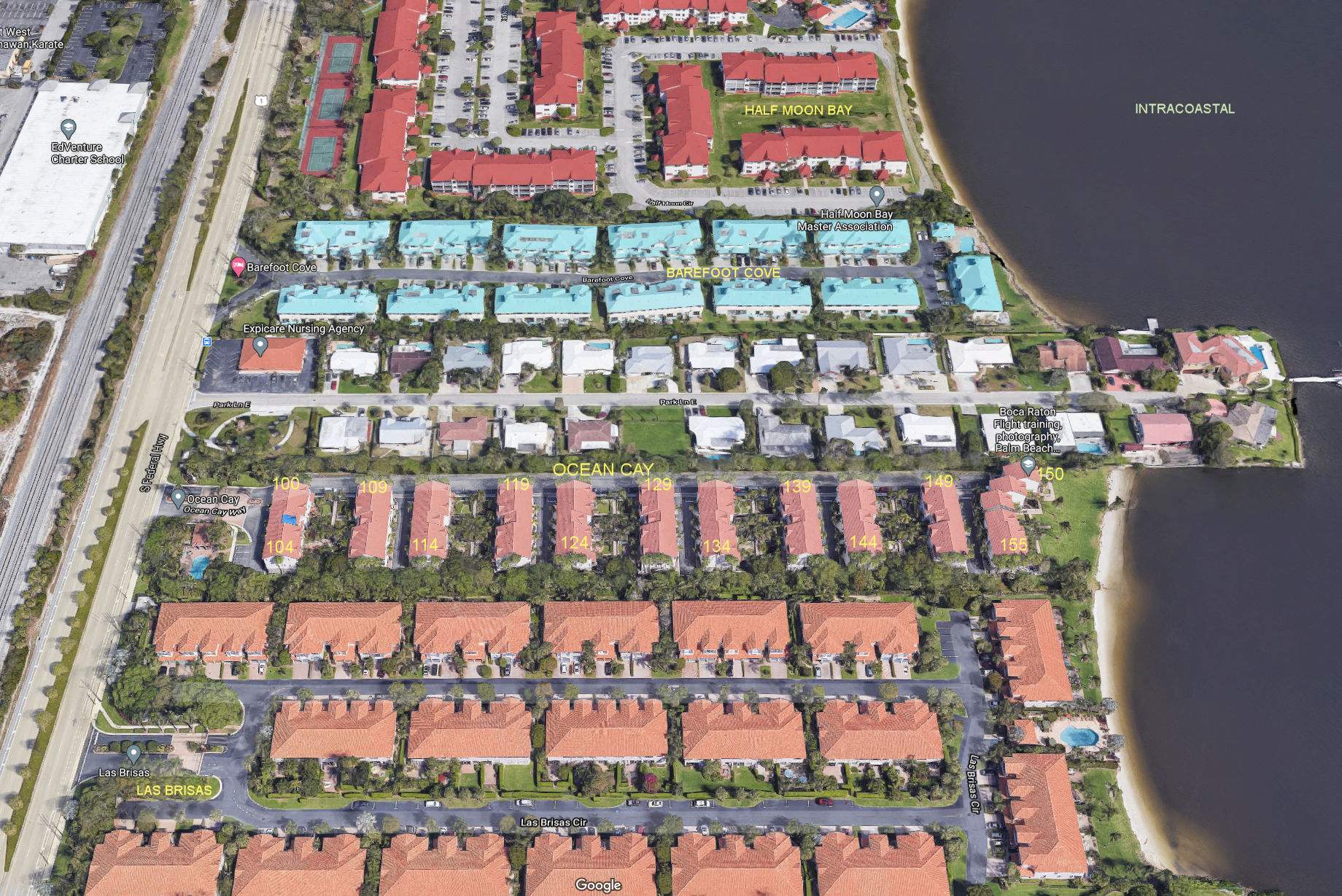 Aerial photo of Ocean Cay