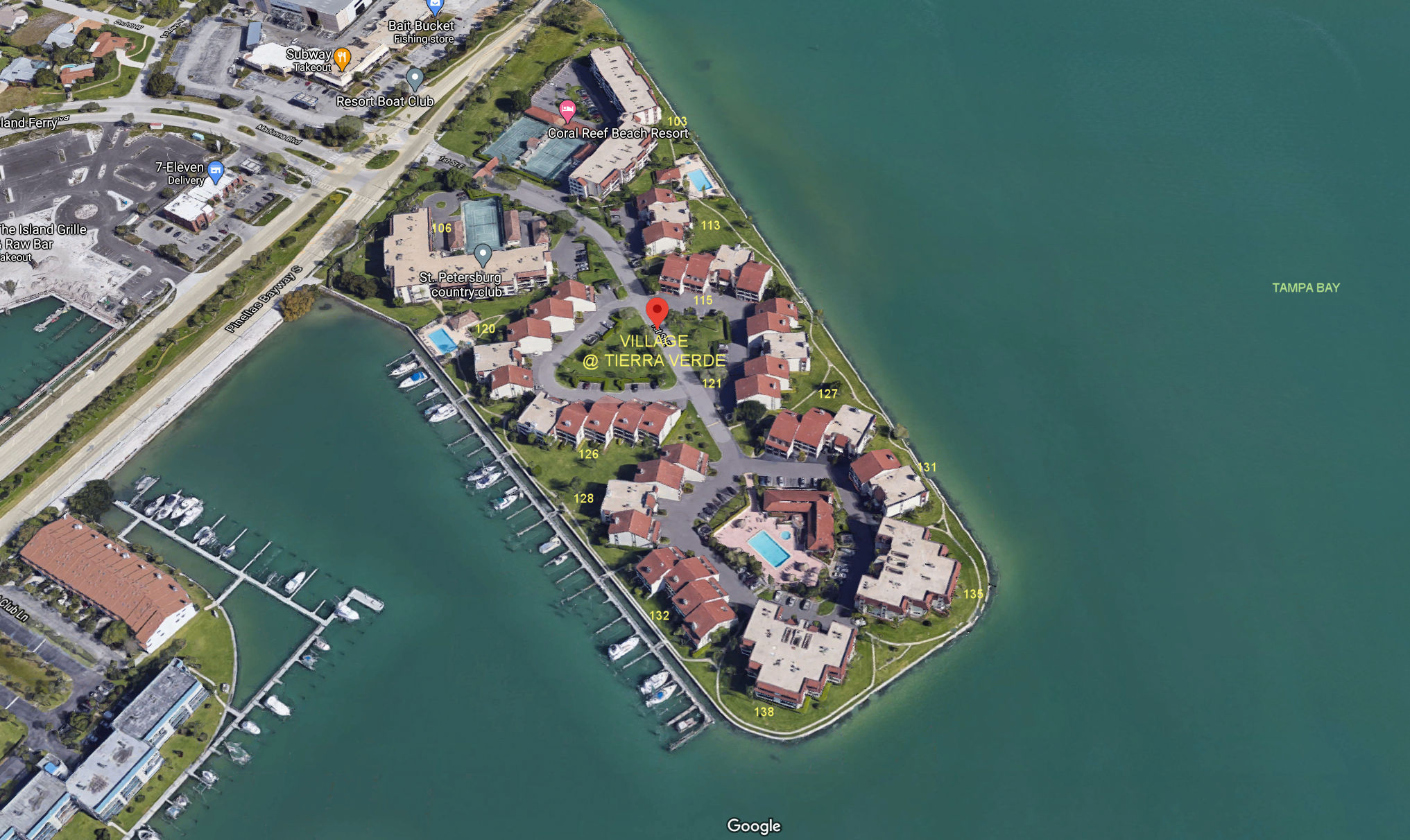 Aerial photo of Village at Tierra Verde