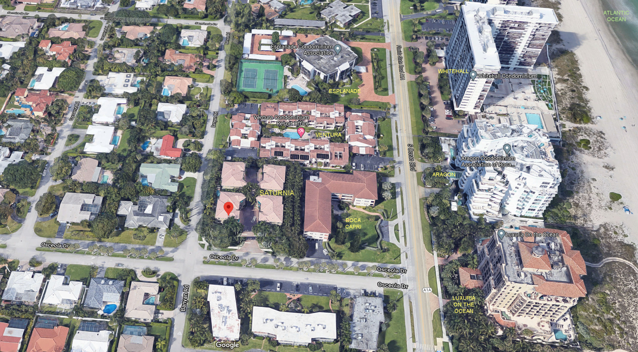 Aerial photo of Saturnia