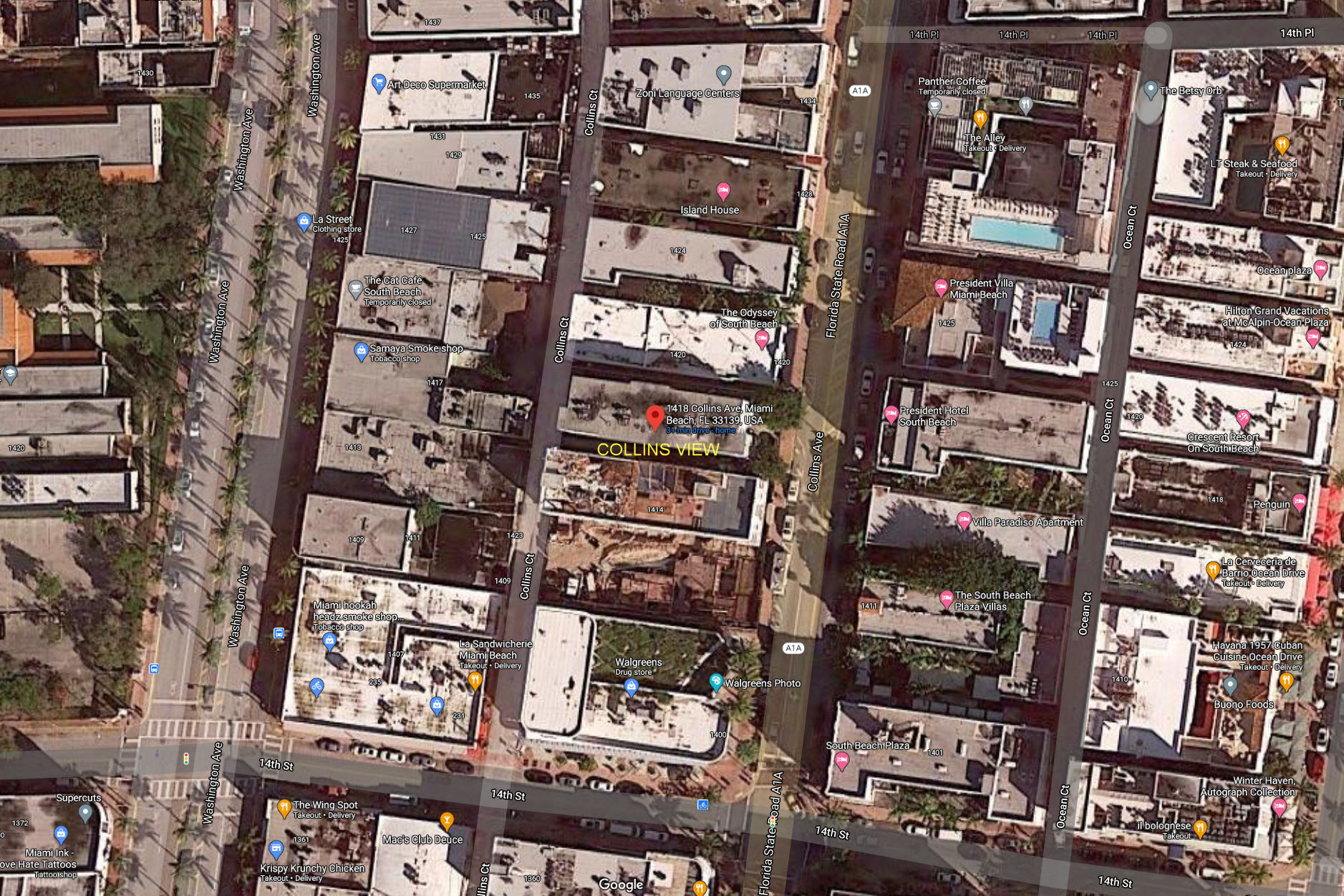 Aerial photo of Collins View