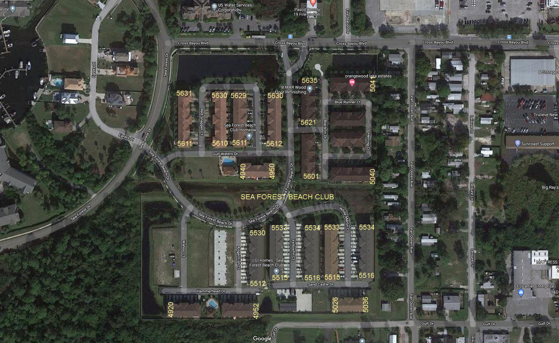 Aerial photo of Sea Forest Beach Club