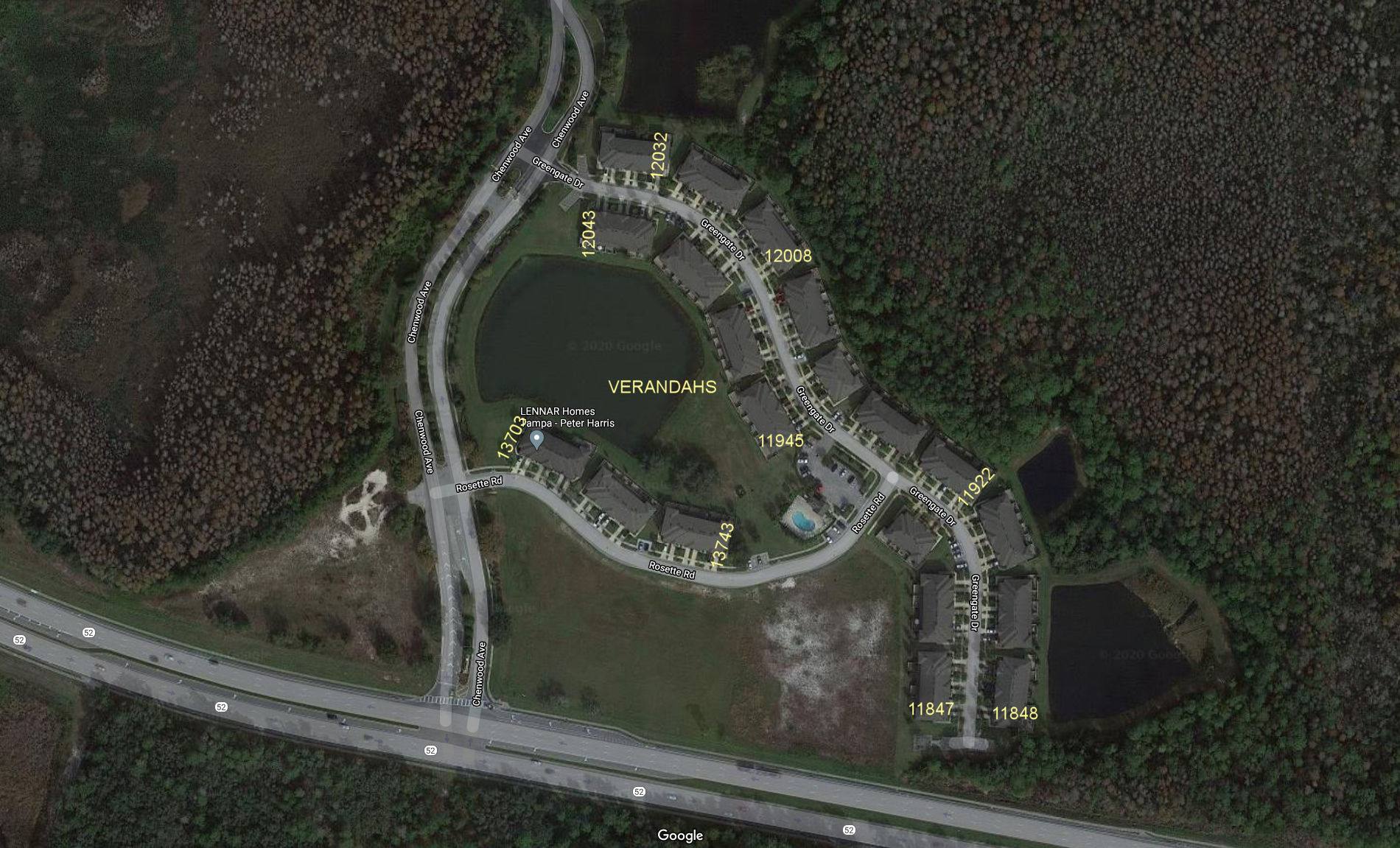 Aerial photo of Verandahs (The)