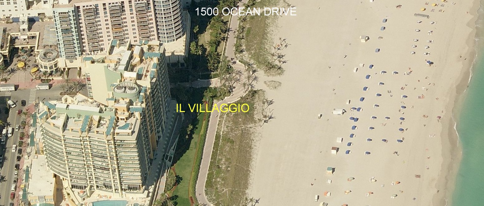 Aerial photo of il Villaggio