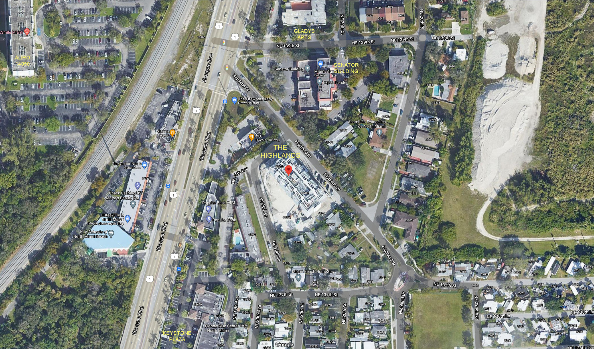 Aerial photo of Highlands (The)