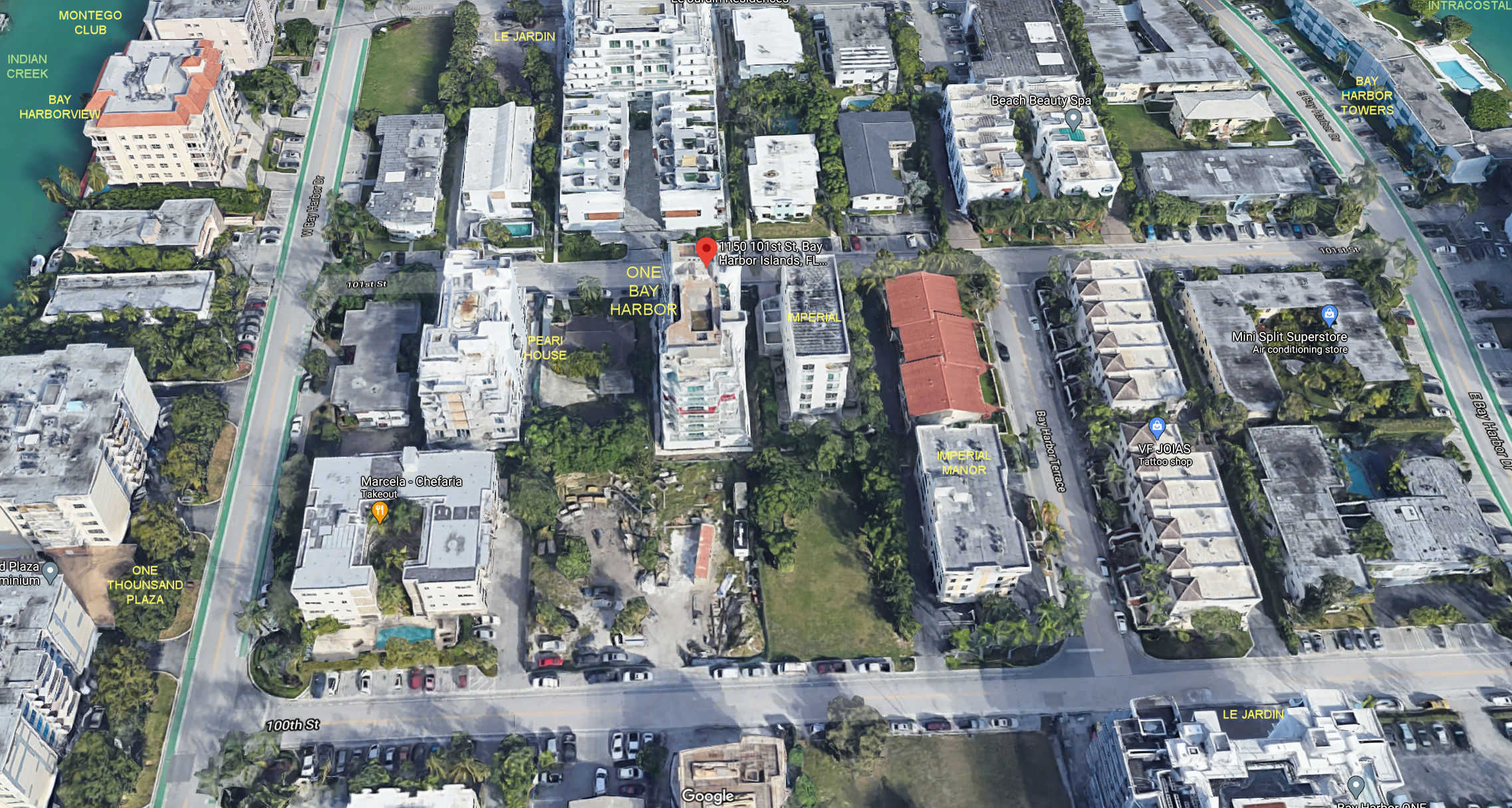 Aerial photo of One Bay Harbor