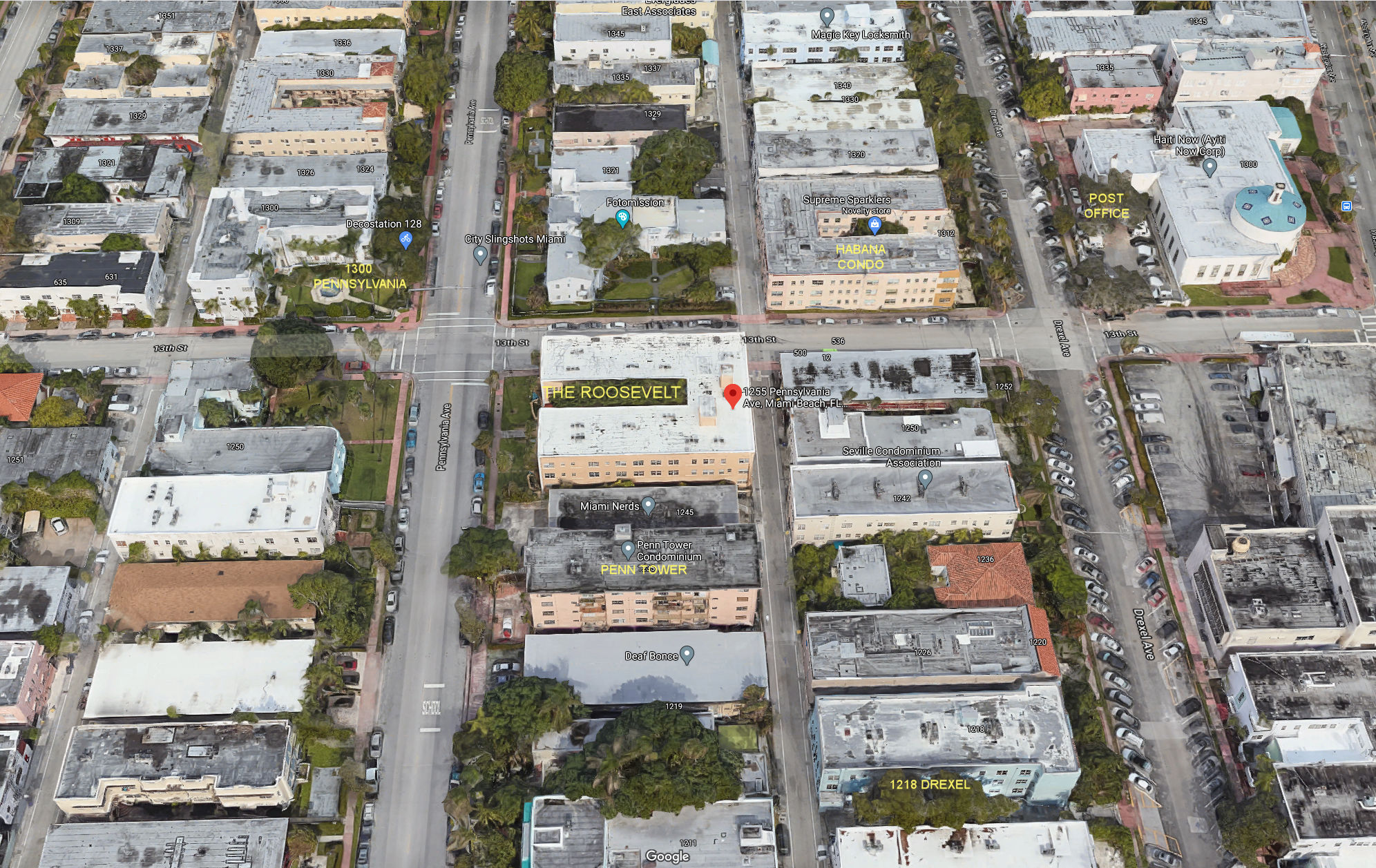 Aerial photo of Roosevelt (The)