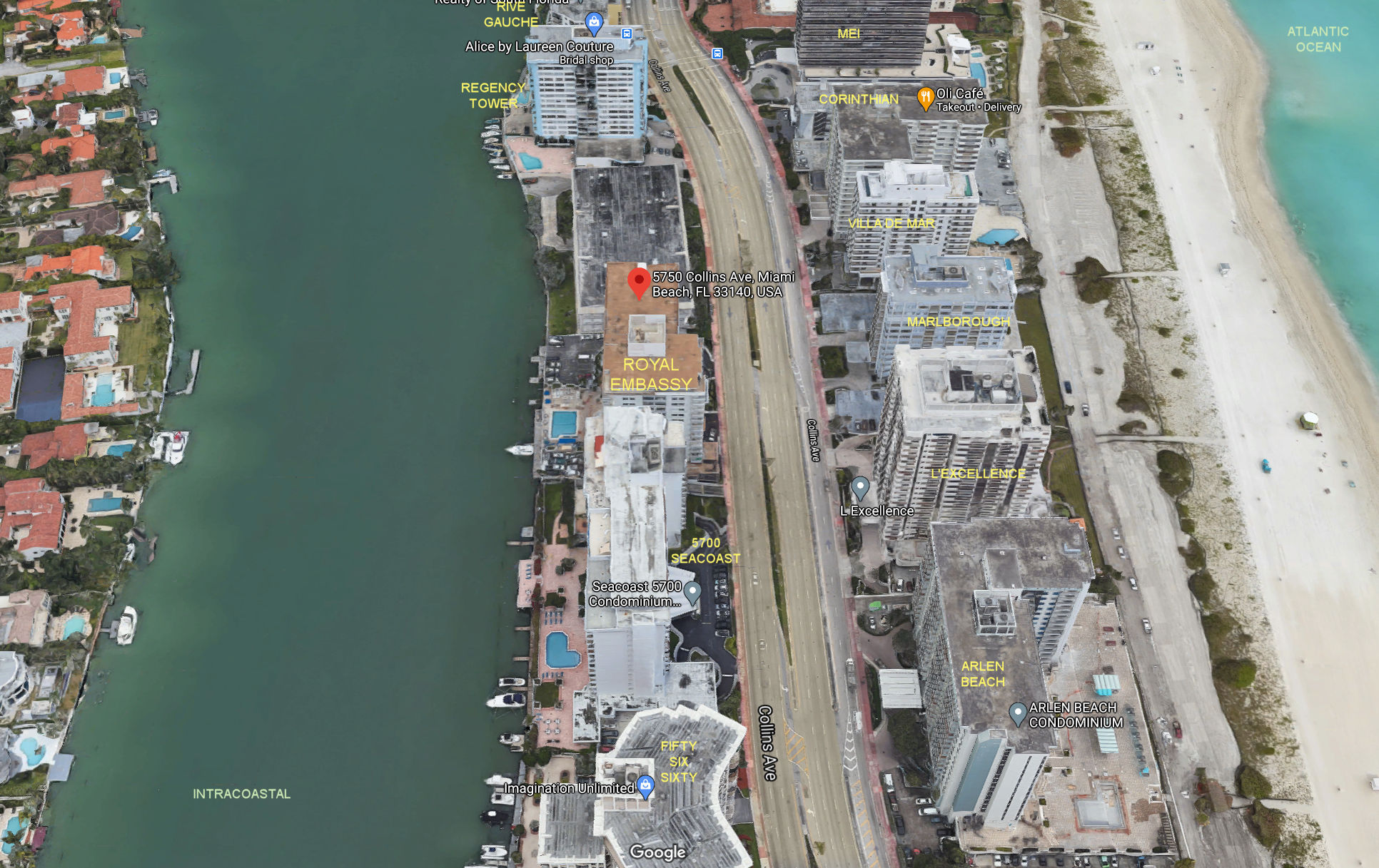 Aerial photo of Royal Embassy