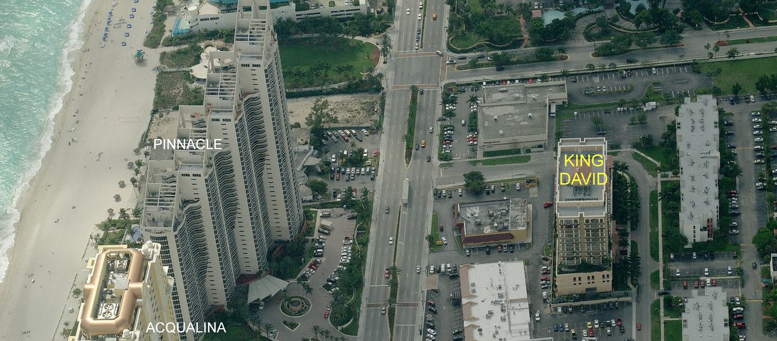 Aerial photo of King David