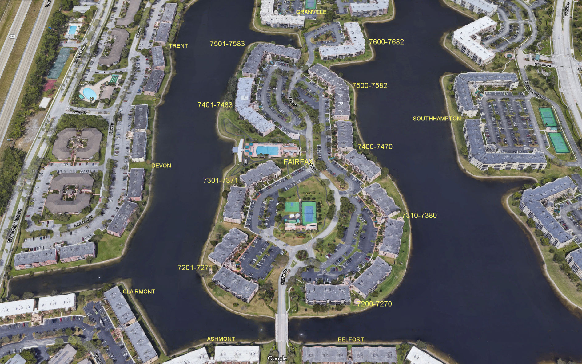 Aerial photo of Fairfax (Kings Point)