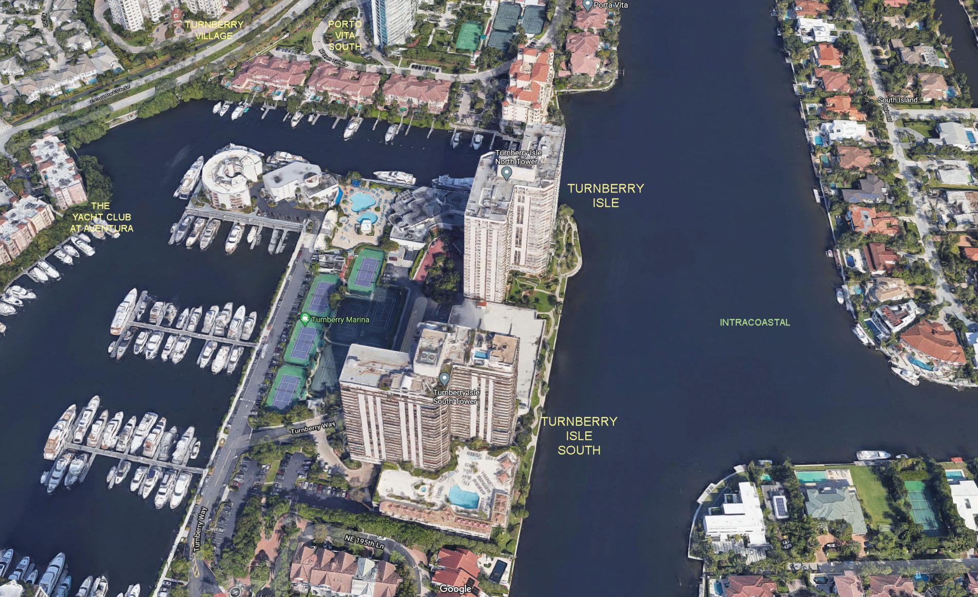 Aerial photo of Turnberry Isles North