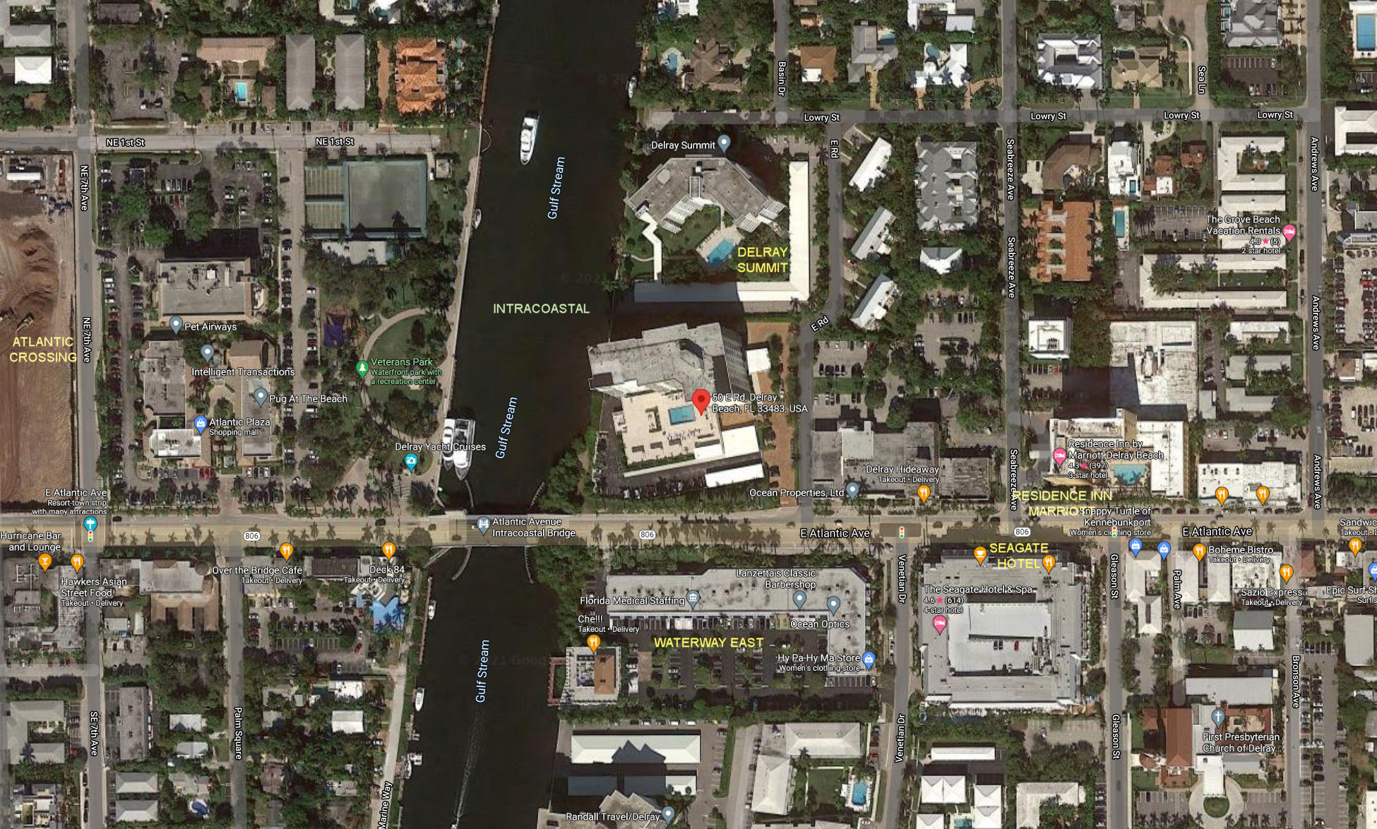 Aerial photo of Barr Terrace