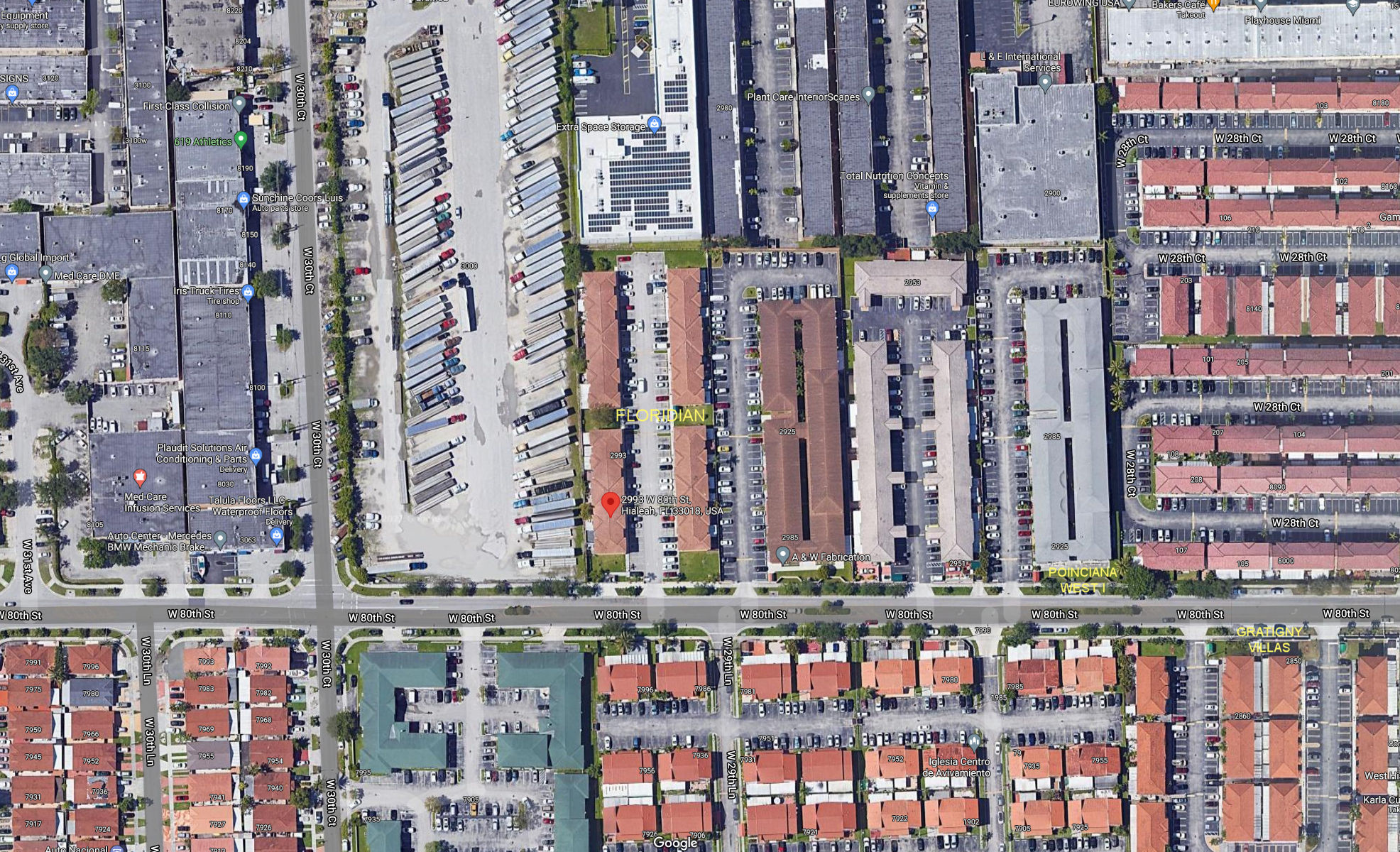 Aerial photo of Floridian