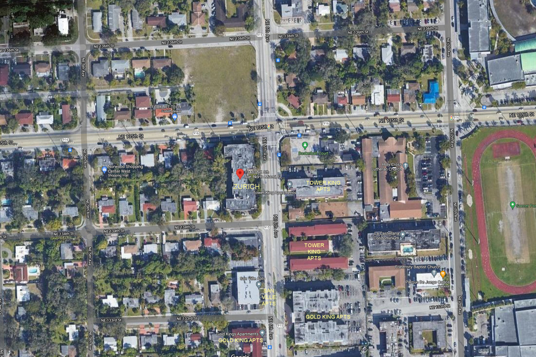 Aerial photo of Zurich