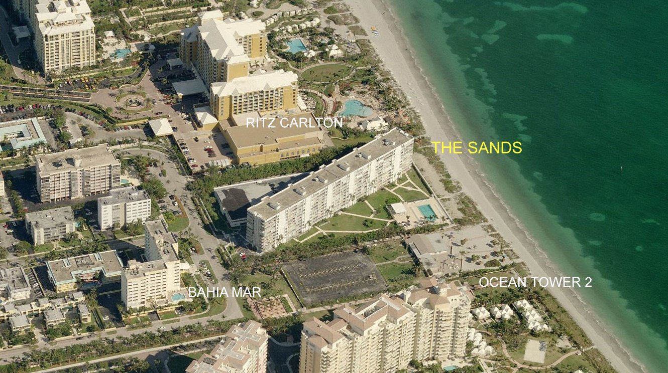 Aerial photo of Sands