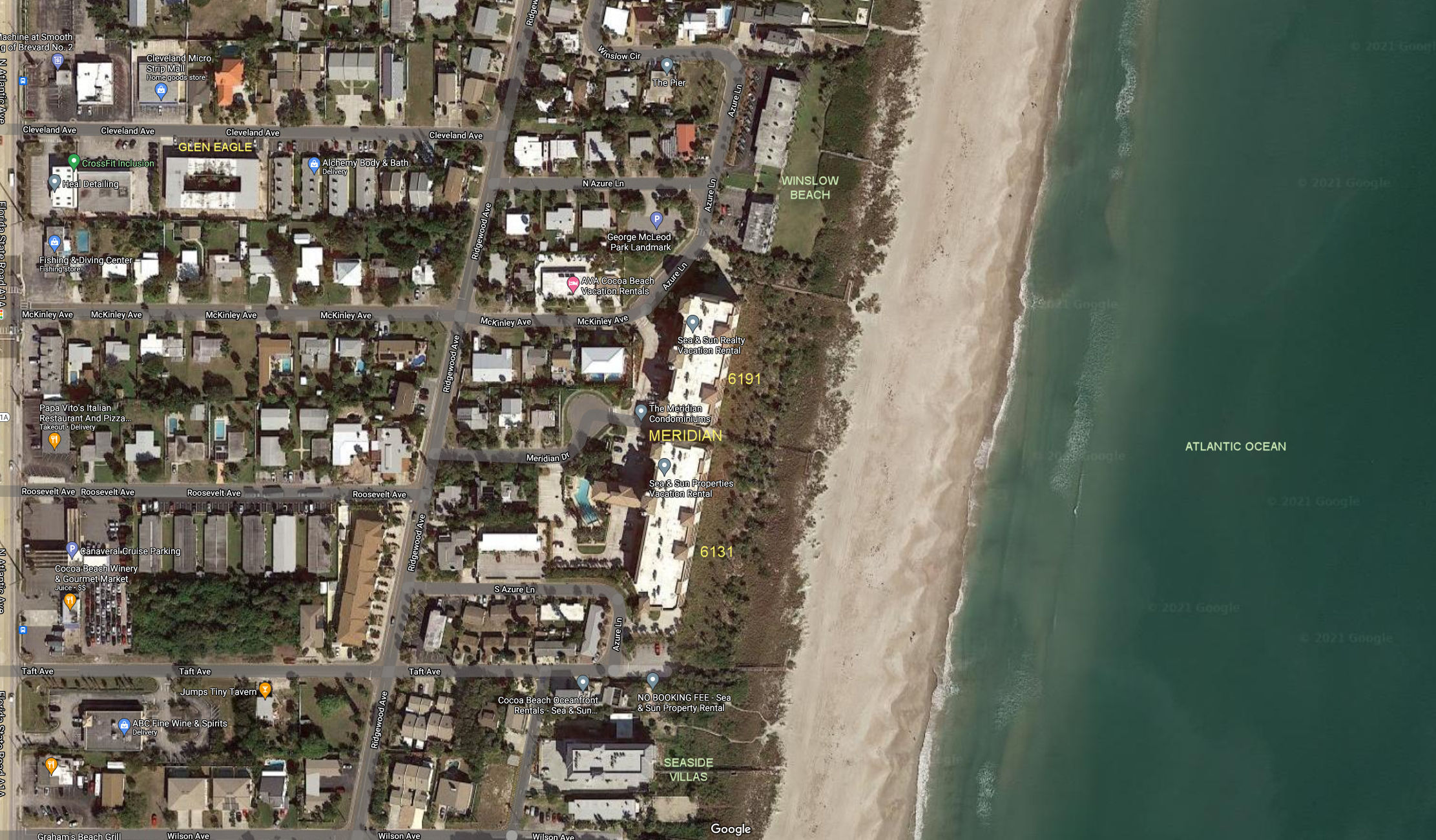 Aerial photo of Meridian 6131&6191