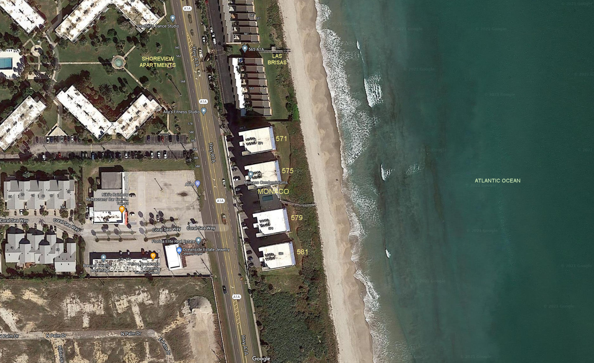 Aerial photo of Monaco