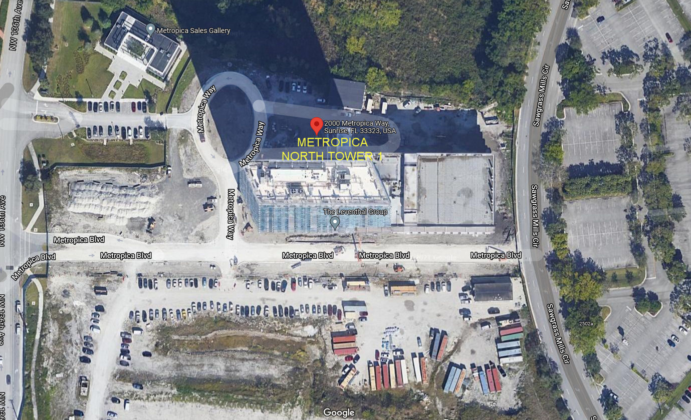 Aerial photo of Metropica North Tower 1