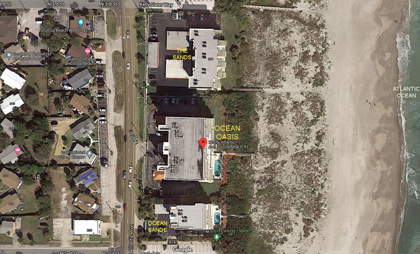 Aerial photo of Ocean Oasis