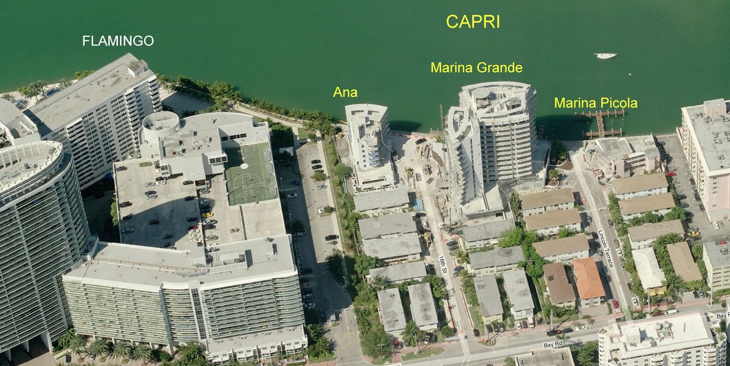 Aerial photo of Capri