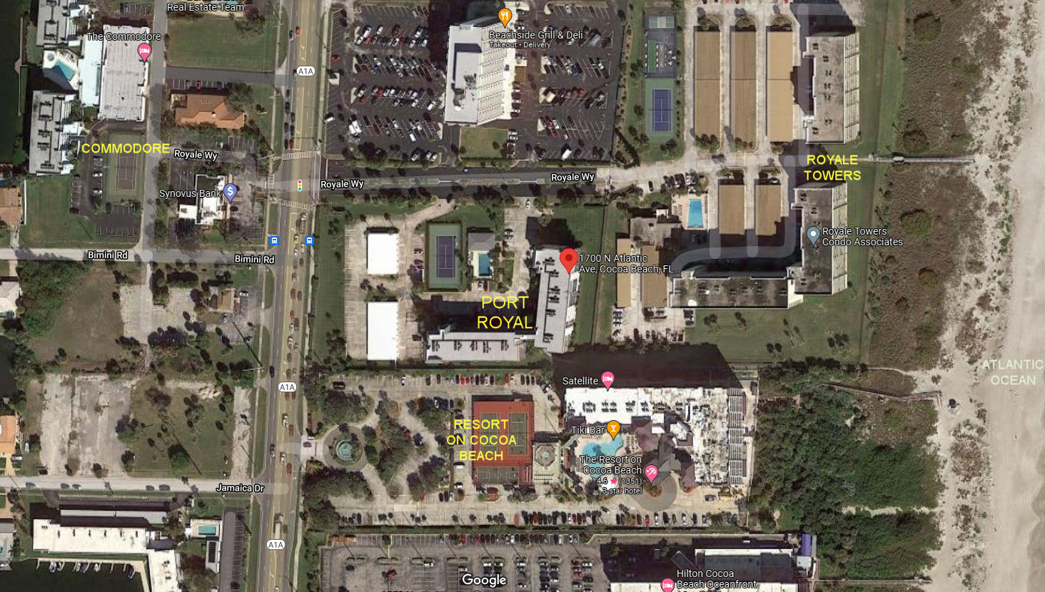 Aerial photo of Port Royal