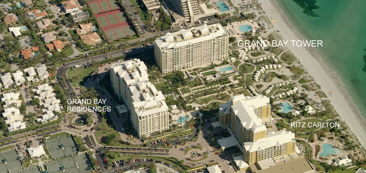 Aerial photo of Grand Bay Tower