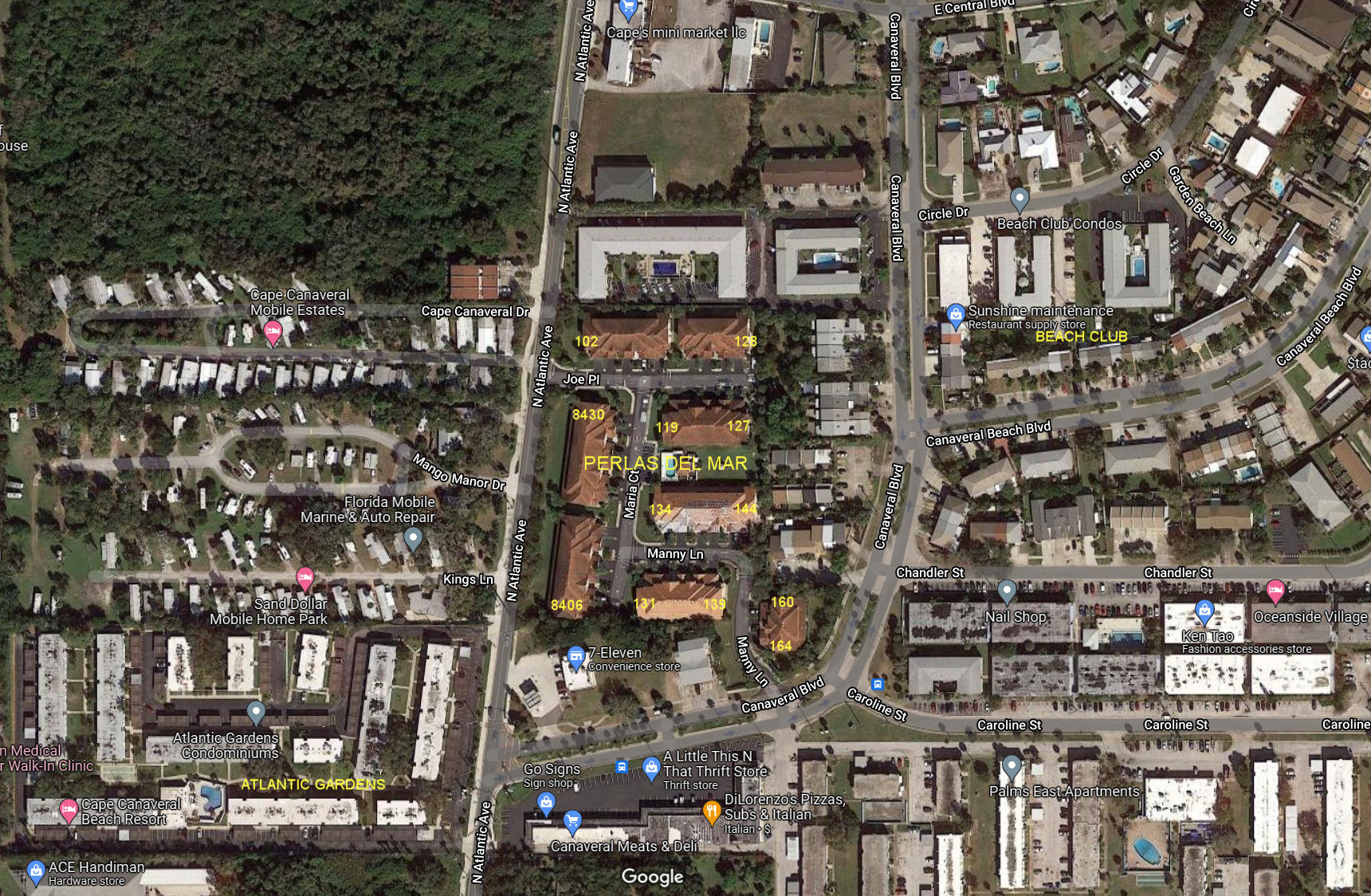 Aerial photo of Perlas del Mar