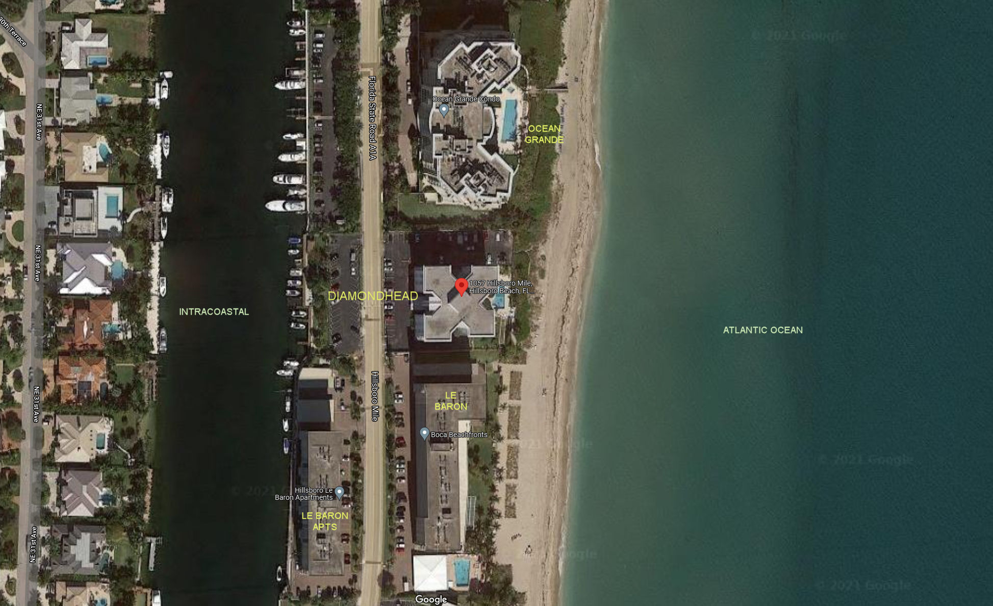 Aerial photo of Diamondhead