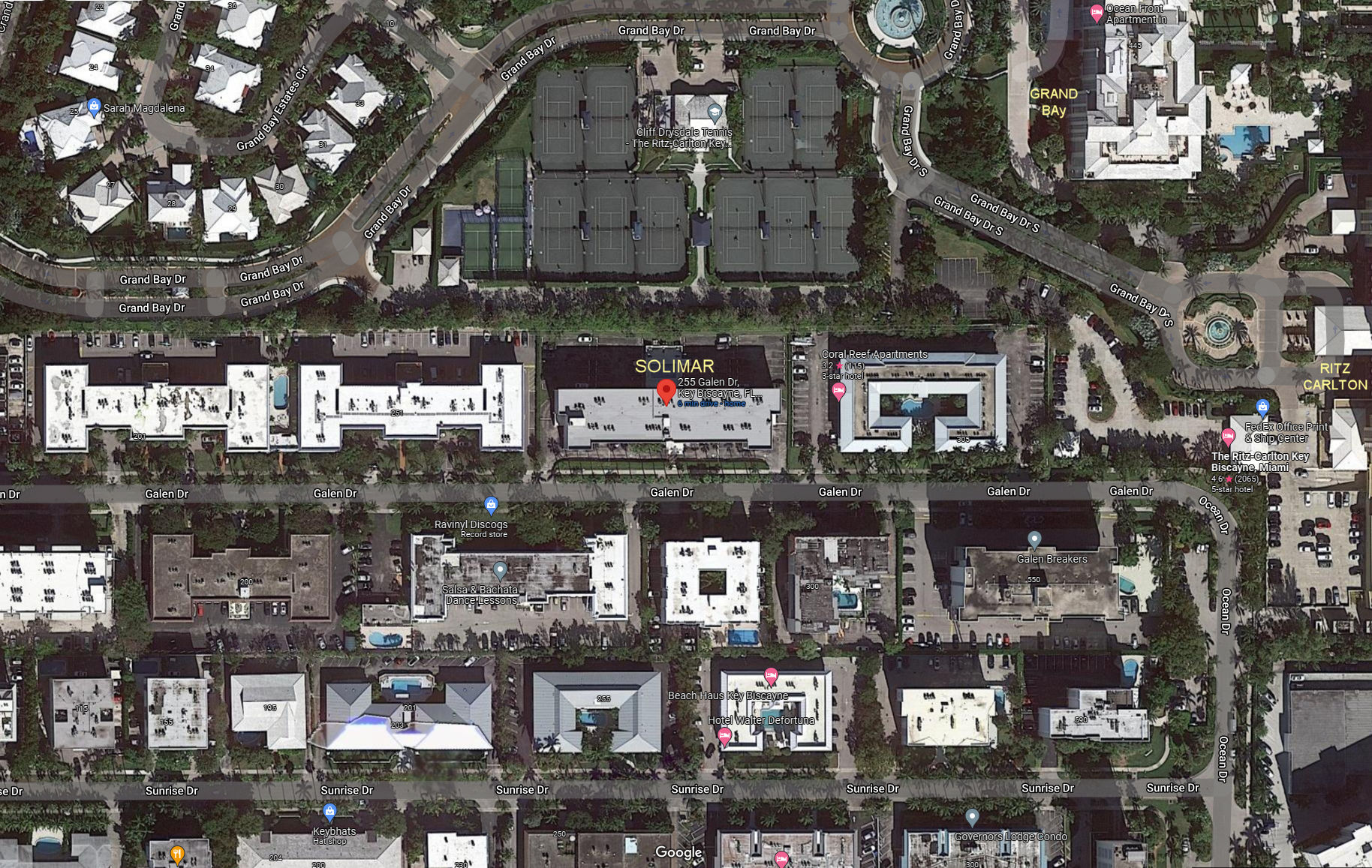 Aerial photo of Solimar