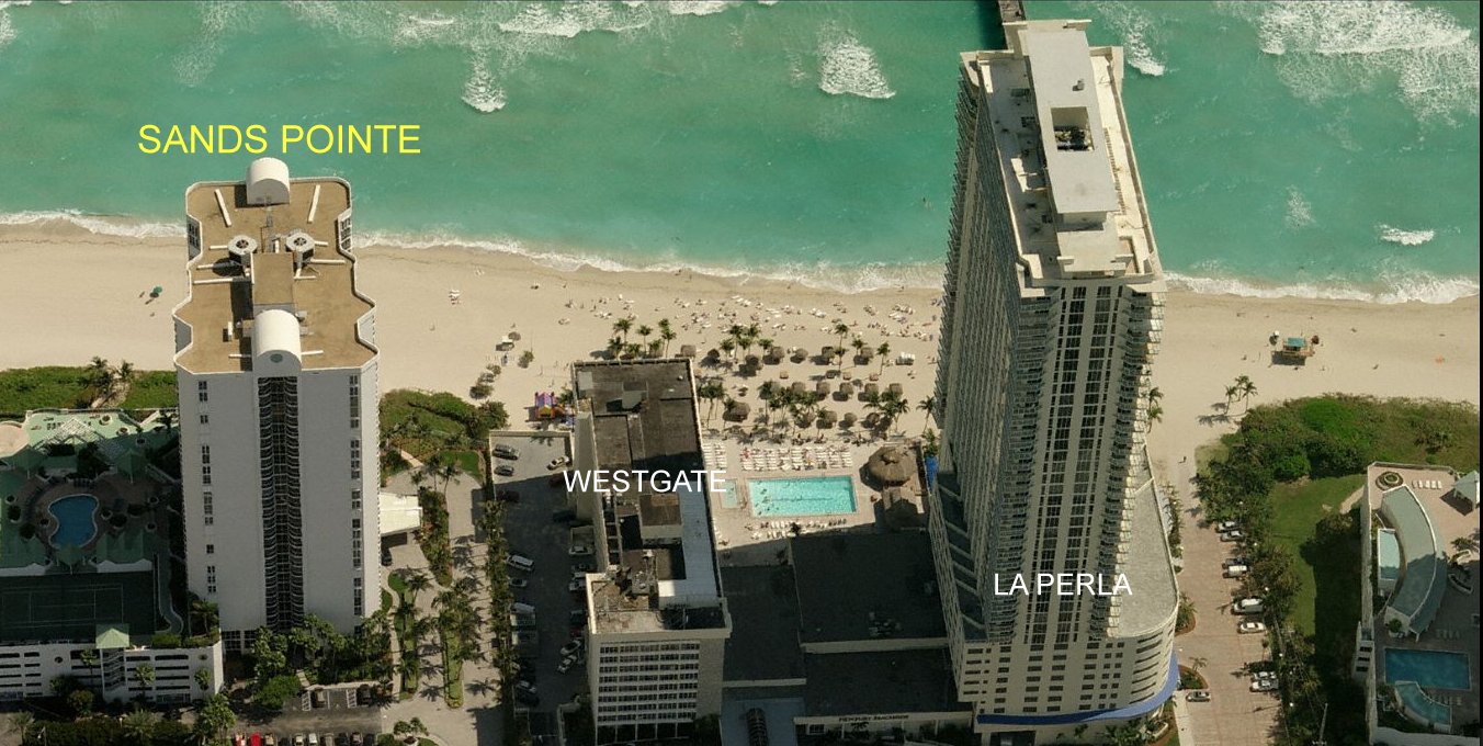 Aerial photo of Sands Pointe