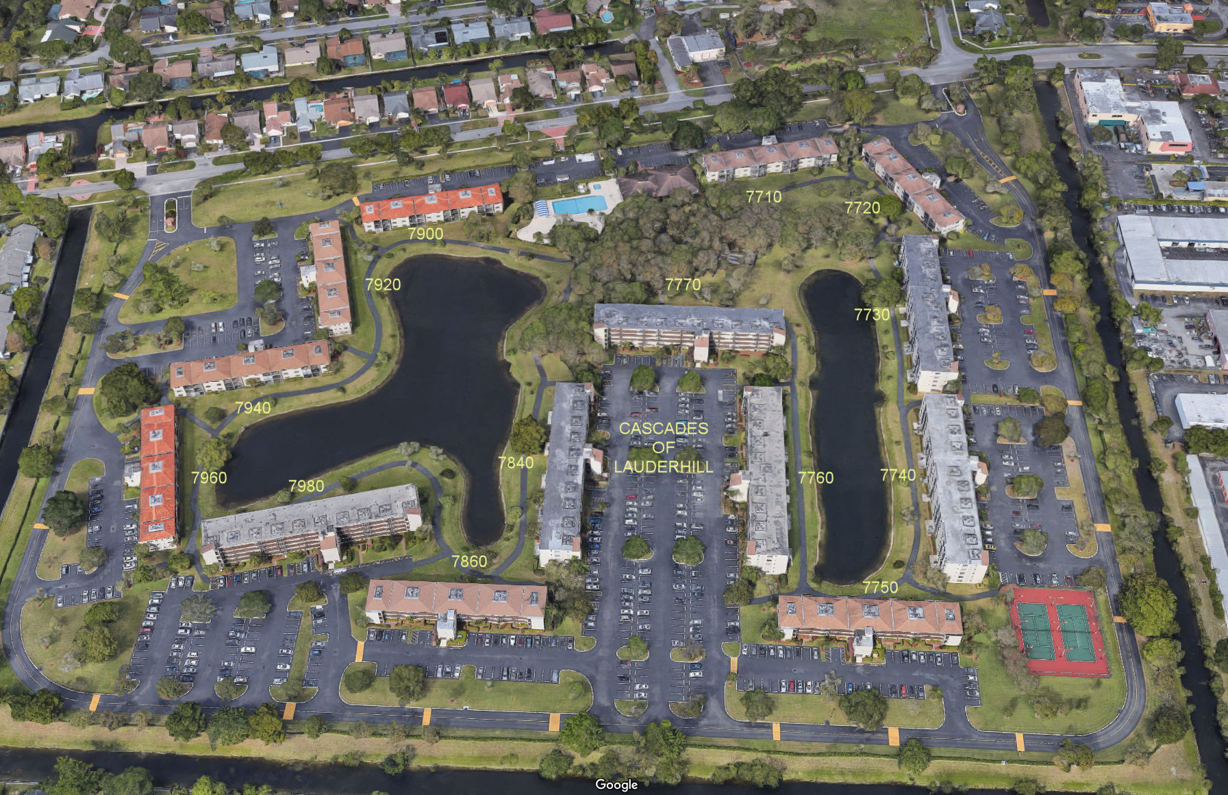 Aerial photo of Cascades of Lauderhill (7710 - 7900)