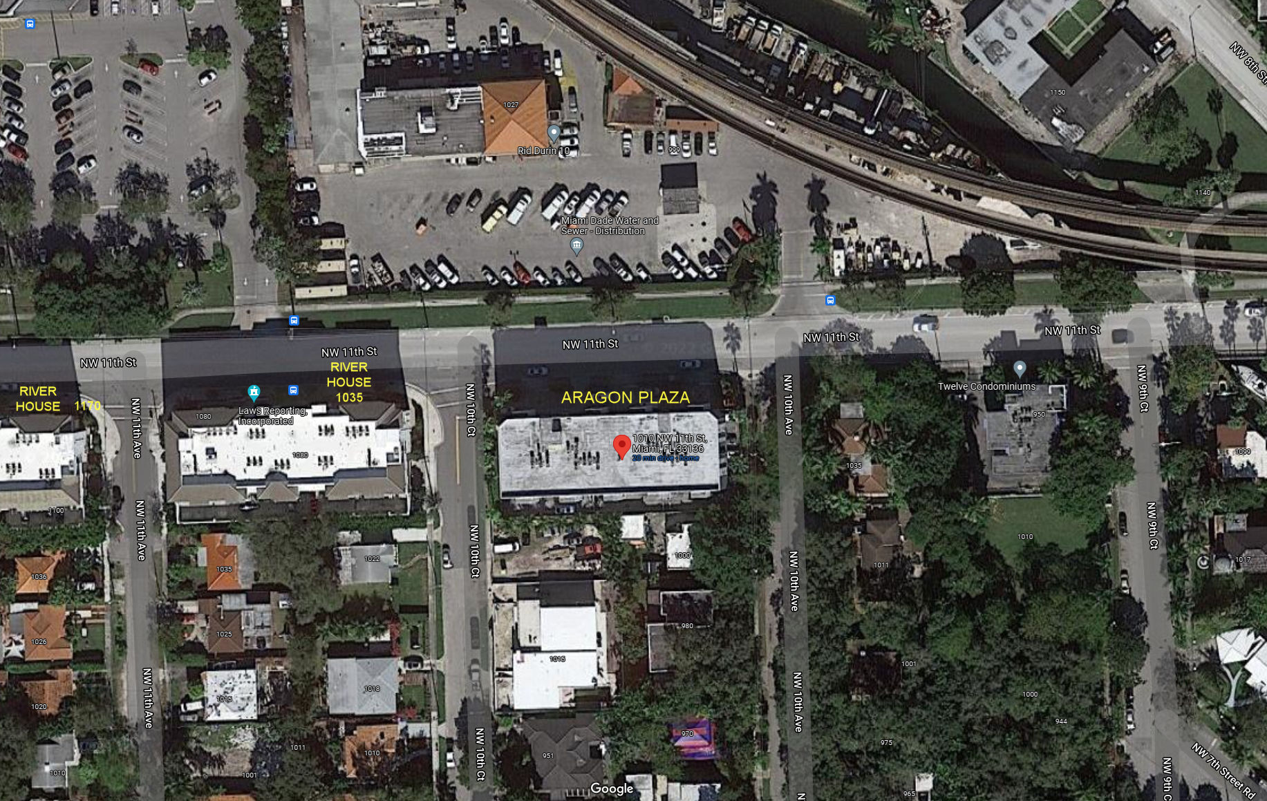 Aerial photo of Aragon Plaza