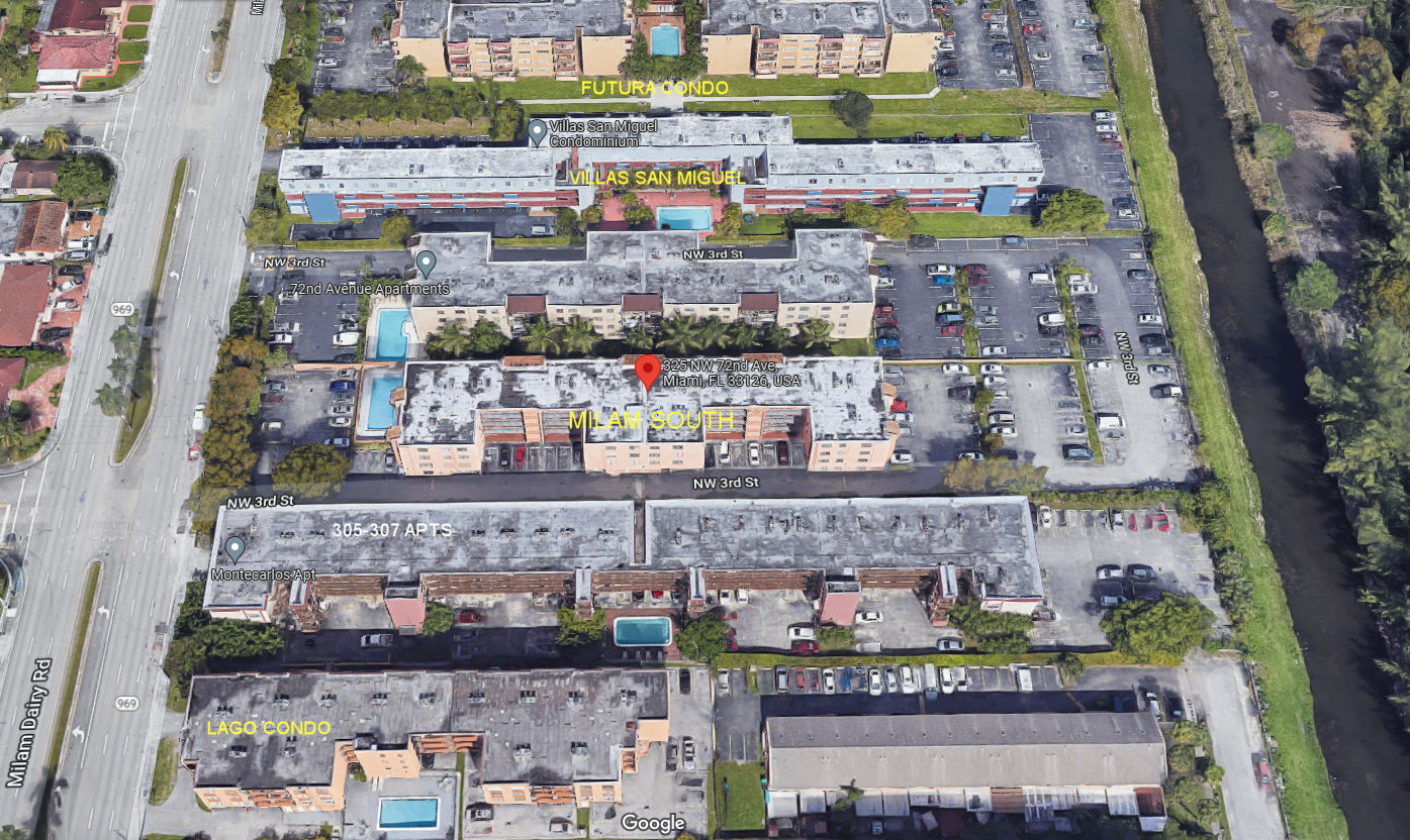 Aerial photo of Milam South