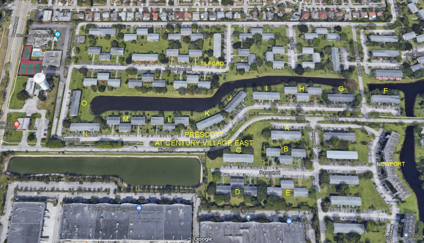 Aerial photo of Prescott at Century Village East (A to O)