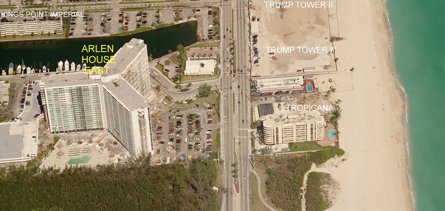 Aerial photo of Arlen House East